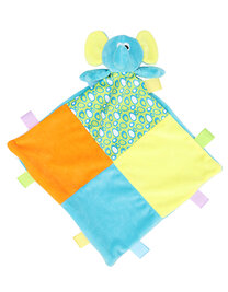 Baby Multi Coloured Comforter With Rattle (Hover)