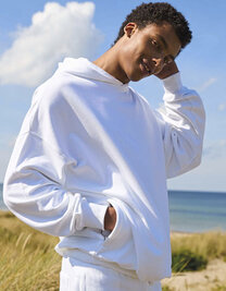 Tiger Cotton Oversized Hoodie with Side Pockets