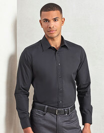 Men´s Long Sleeve Fitted Poplin Shirt