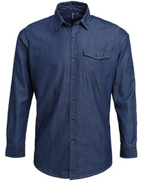 Men´s Jeans Stitch Denim Shirt (Hover)