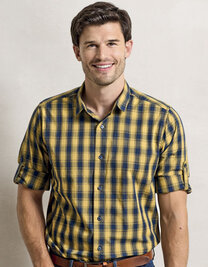Men´s Mulligan Check Cotton Long Sleeve Shirt