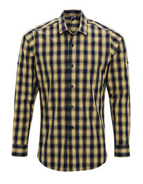 Men´s Mulligan Check Cotton Long Sleeve Shirt (Hover)