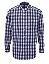 Men´s Mulligan Check Cotton Long Sleeve Shirt (Hover)