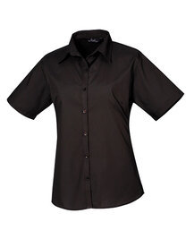 Women´s Poplin Short Sleeve Blouse (Hover)