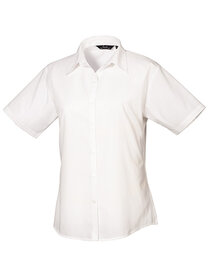Women´s Poplin Short Sleeve Blouse (Hover)