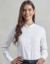 Women´s Banded Collar Grandad Shirt