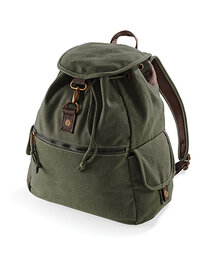 Vintage Canvas Backpack (Hover)