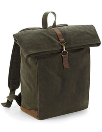Heritage Waxed Canvas Backpack (Hover)