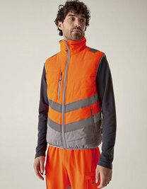 Hi-Vis 2-Tone Thermal Baffle Bodywarmer