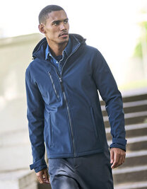 Venturer 3-Layer Printable Hooded Softshell Jacket