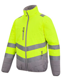 Hi-Vis 2-Tone Thermal Baffle Jacket (Hover)