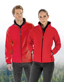 Men's Printable Softshell Jacket with Recycled Fleece Inner