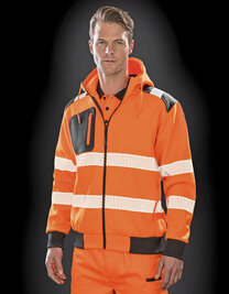 Recycled Zipped Safety Hoody