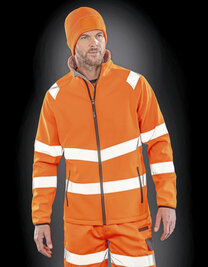 Recycled Printable Safety Softshell Jacket