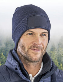 Recycled Double Knit Printers Beanie