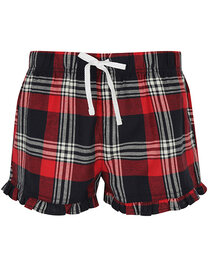 Women´s Tartan Frill Lounge Shorts (Hover)