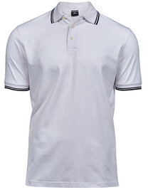 Men´s Luxury Stripe Stretch Polo (Hover)