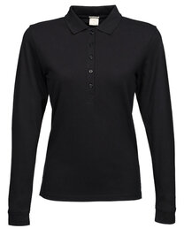 Women´s Luxury Stretch Long Sleeve Polo (Hover)