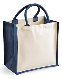 Printers Midi Jute Bag (Hover)