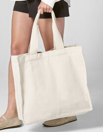 Chevron Handle Shopper