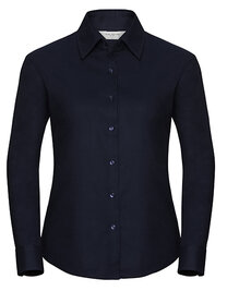 Ladies' Long Sleeve Tailored Oxford Shirt (Hover)