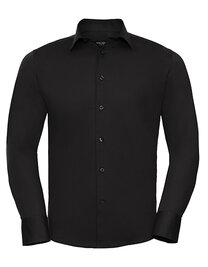 Men's Long Sleeve Fitted Stretch Shirt (Hover)