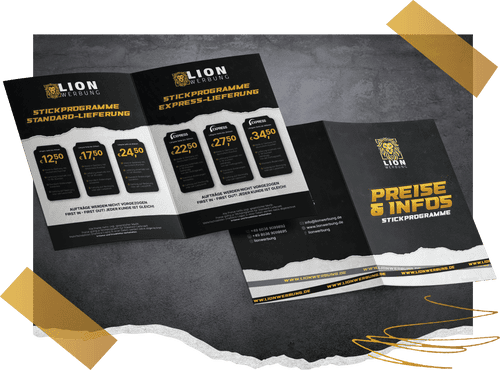 Flyer Design kreativ & individuell | Lion Werbe GmbH