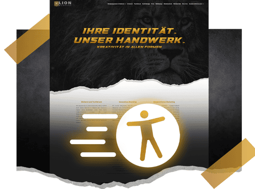 Barrierefreie Websites erstellen lassen | Lion Werbe GmbH