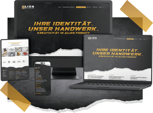 Responsive Webdesign für alle Geräte | Lion Werbe GmbH