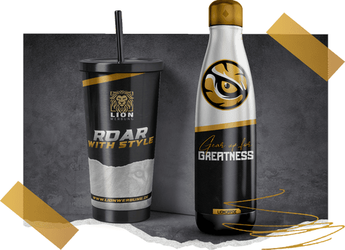 Trink- & Thermobecher mit Logo bedrucken | Lion Werbe GmbH