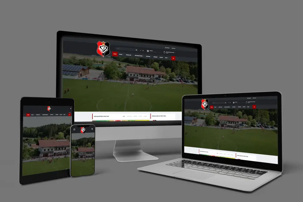 Website SV Prutting Fußball