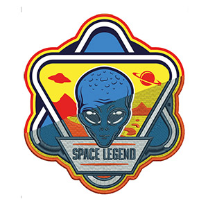 Stickprogramm Space Legend Alien