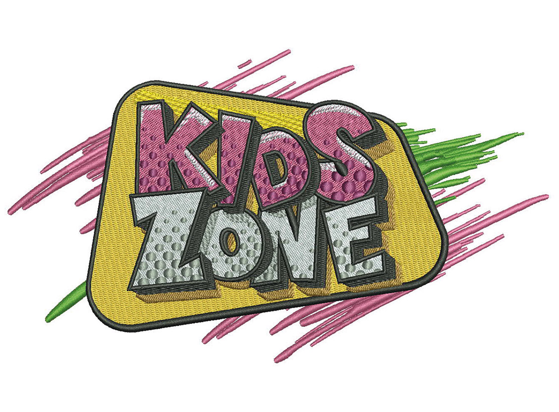 Das Stickprogramm Kids Zone Logo