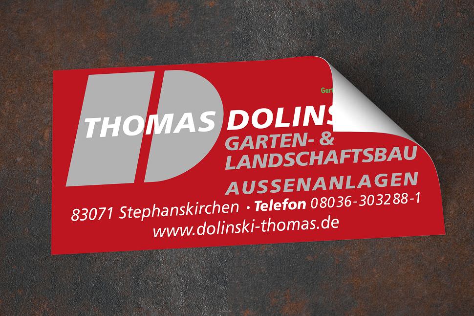 Print Aufkleber Dolinski Thomas