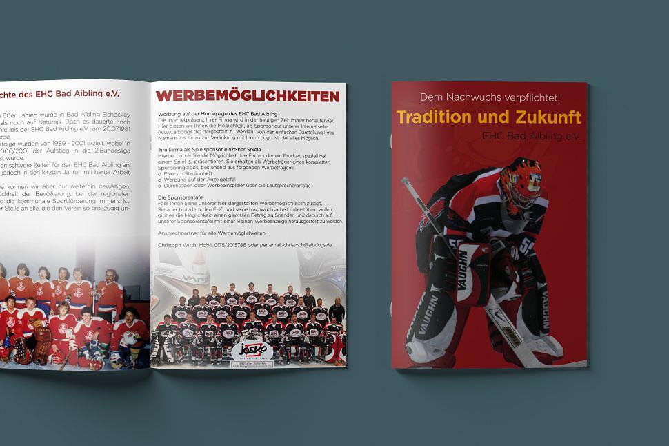 Print Broschuere Aibdogs Ehc Bad Aibling Tradition Zukunft