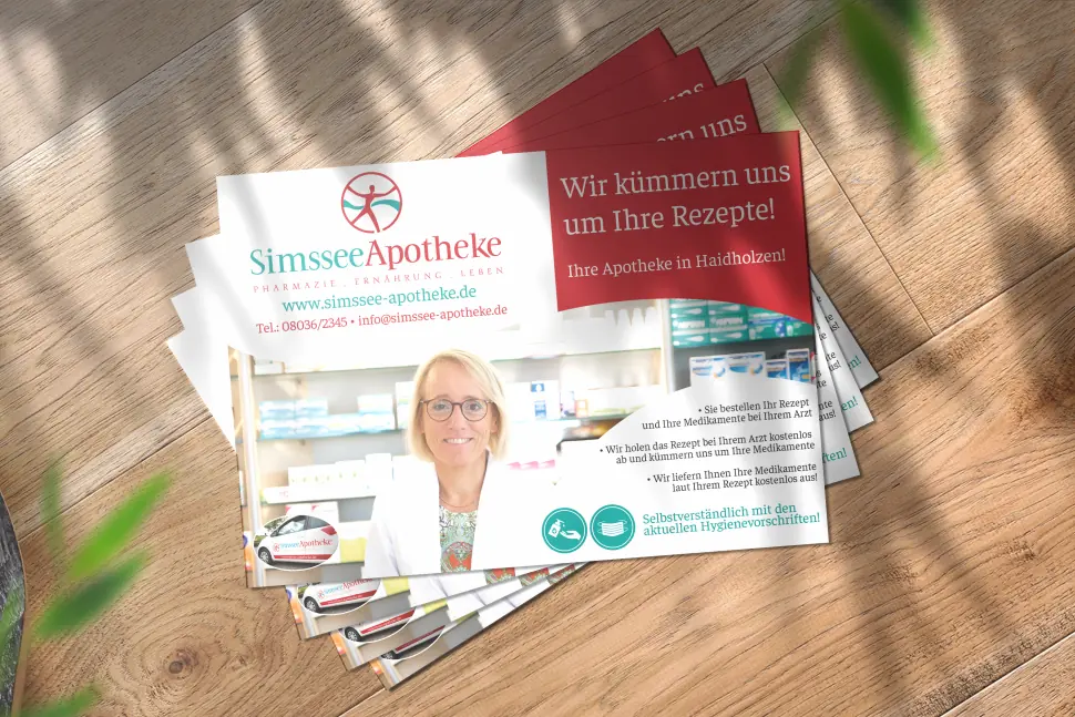 Print Flyer Simssee Apotheke Medikamente