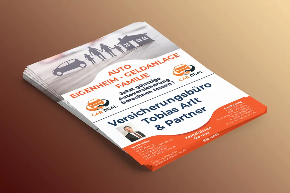 Print Flyer Versicherungsbuero Tobias Arlt Und Partner